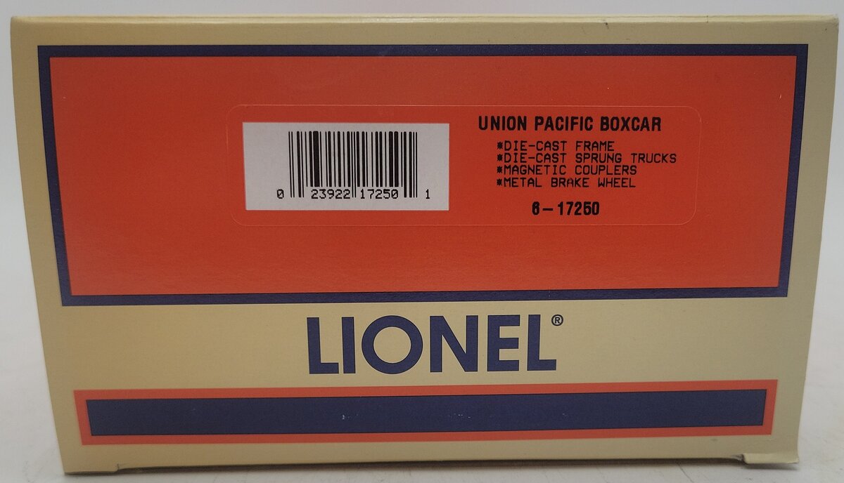Lionel 6-17250 O Gauge Union Pacific Boxcar #507406 EX/Box