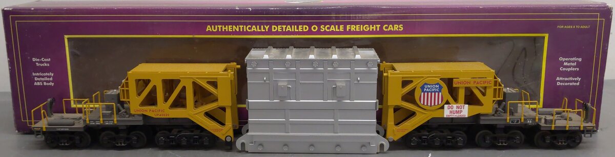 MTH 20-98325 O Union Pacific Schnabel Flatcar #40020 EX/Box