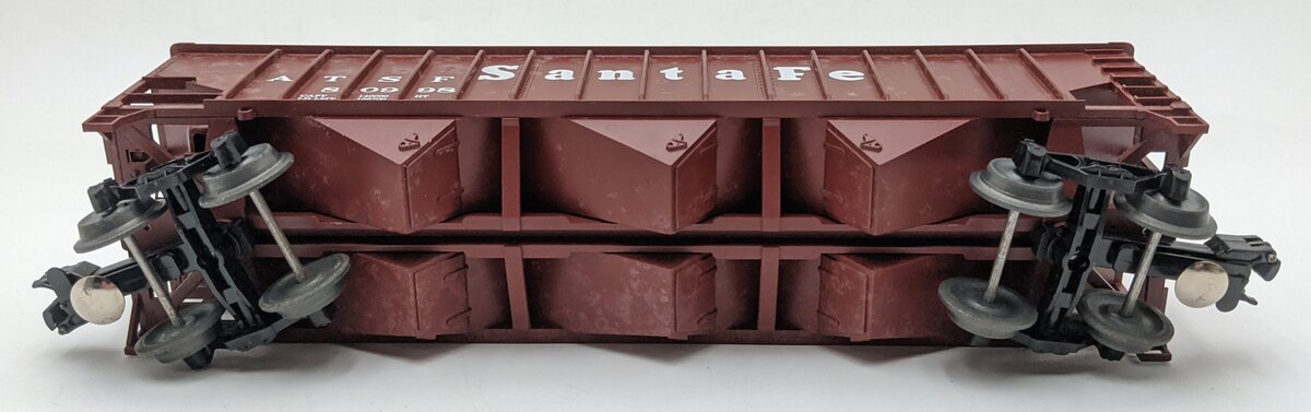 Weaver 4031 O Gauge Santa Fe 3-Bay Coal Hopper #80998 (3 Rail) EX/Box