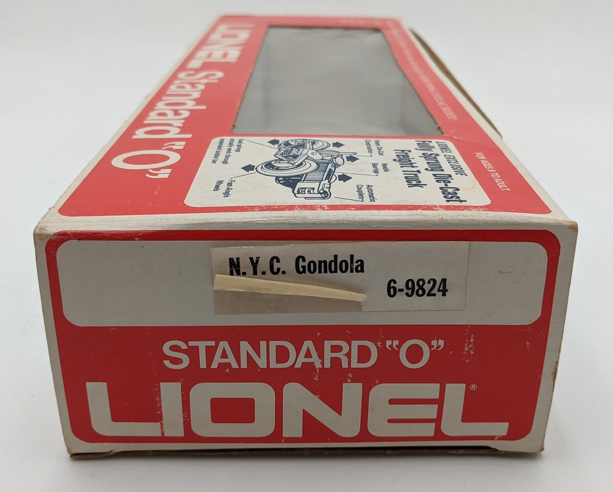 Lionel 6-9824 O Gauge New York Central Gondola with Coal Load VG/Box
