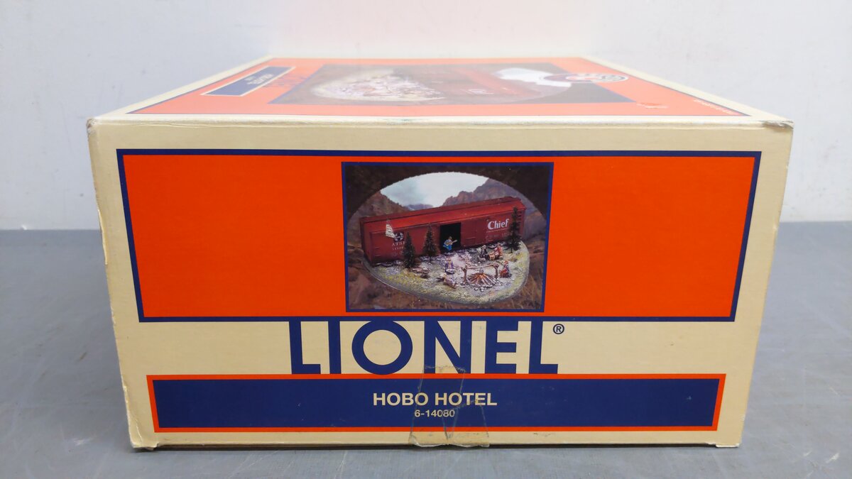 Lionel 6-14080 O Gauge Operating Hobo Hotel EX/Box