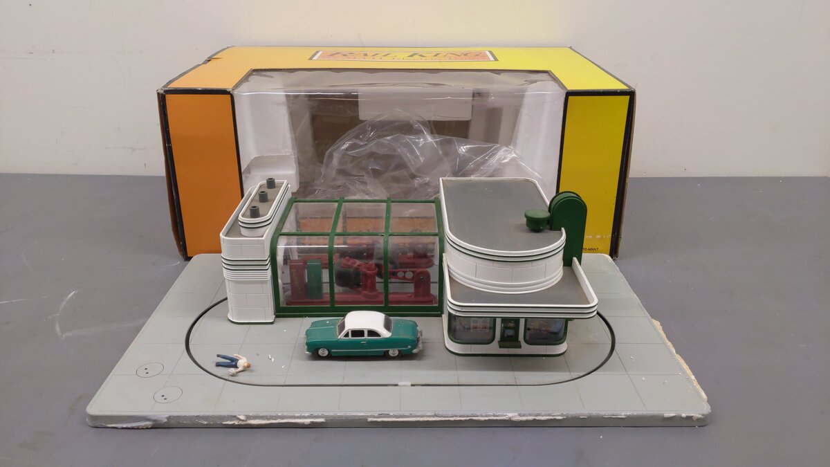 MTH 30-9104 O Scale Speedy Operating Animated Car Wash EX/Box