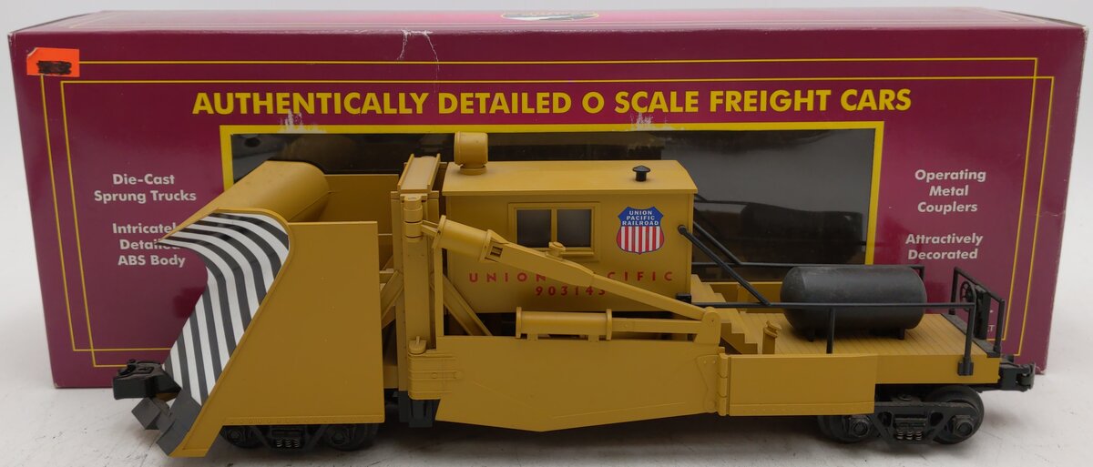 MTH 20-98205 O Gauge Union Pacific Jordan Spreader Snowplow #903143 EX/Box