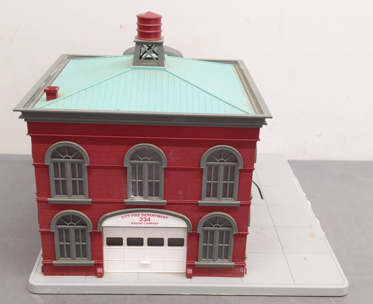 MTH 30-9102 O Gauge Operating Firehouse EX/Box