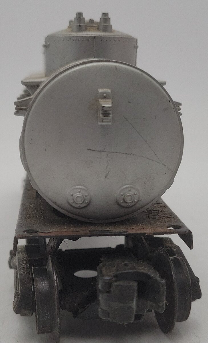 Lionel 6465 Vintage O Silver Sunoco Double Dome Tank Car w/ Steps/Box