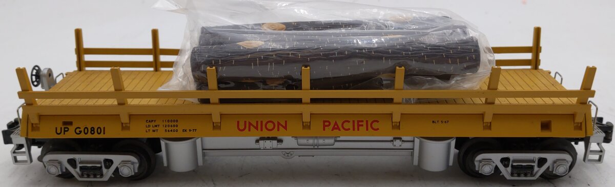 MTH 30-79053 O Gauge Union Pacific Log Dump Car EX/Box