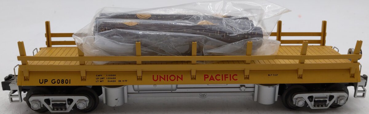 MTH 30-79053 O Gauge Union Pacific Log Dump Car EX/Box