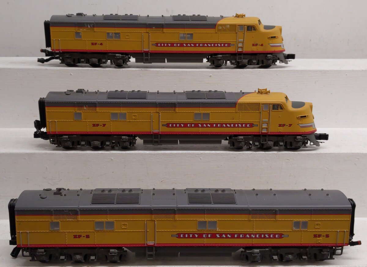 MTH 20-2259-1 O City of SF E6 ABA Diesel Engine Set w/PS2 #SF-4/SF-5/SF-7 EX/Box