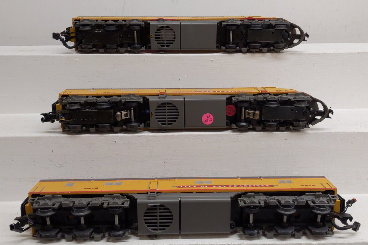 MTH 20-2259-1 O City of SF E6 ABA Diesel Engine Set w/PS2 #SF-4/SF-5/SF-7 EX/Box