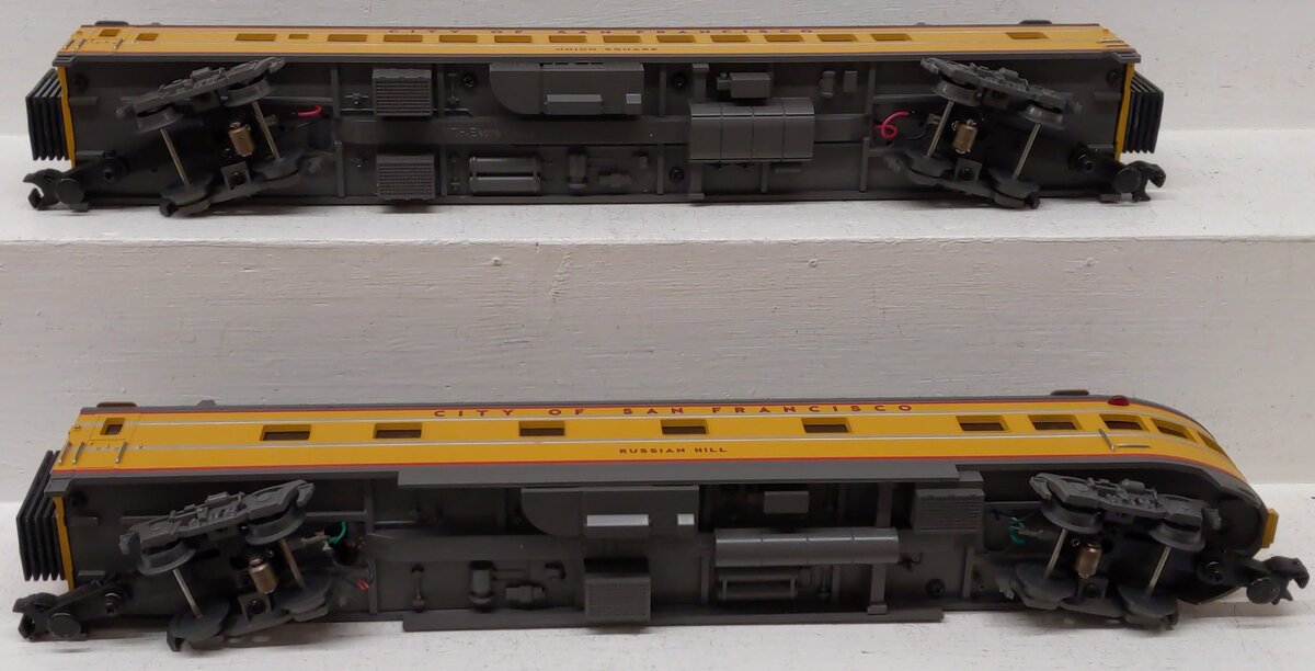 MTH 20-6666 O City of San Francisco 70' Streamlined Slpr/Diner Passenger Car Set EX/Box