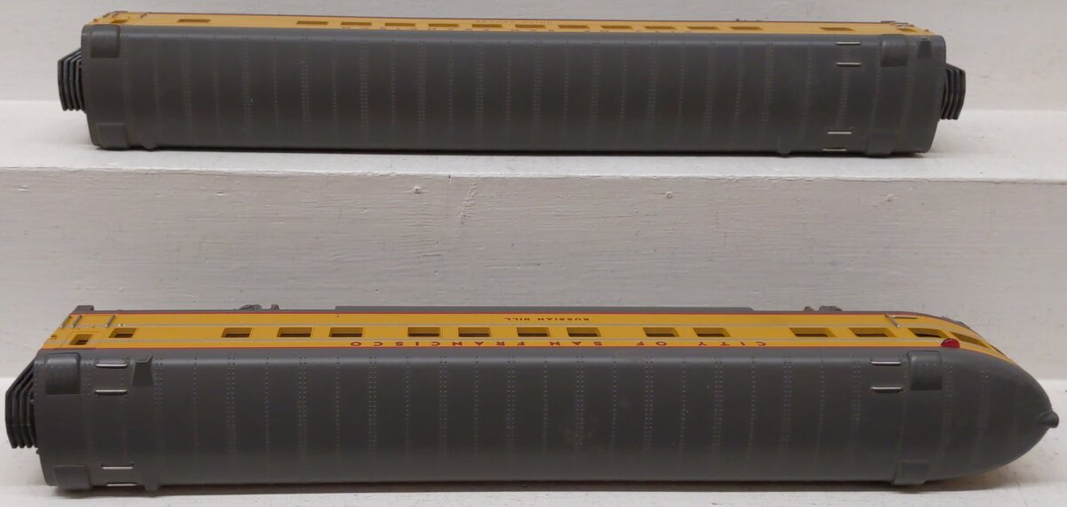 MTH 20-6666 O City of San Francisco 70' Streamlined Slpr/Diner Passenger Car Set EX/Box
