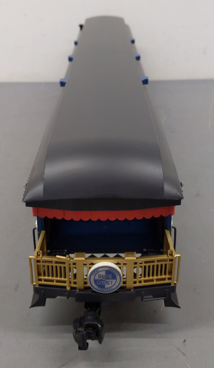 Aristo-Craft 31419 G Scale CNJ "Blue Comet" Observation Passenger Car LN/Box