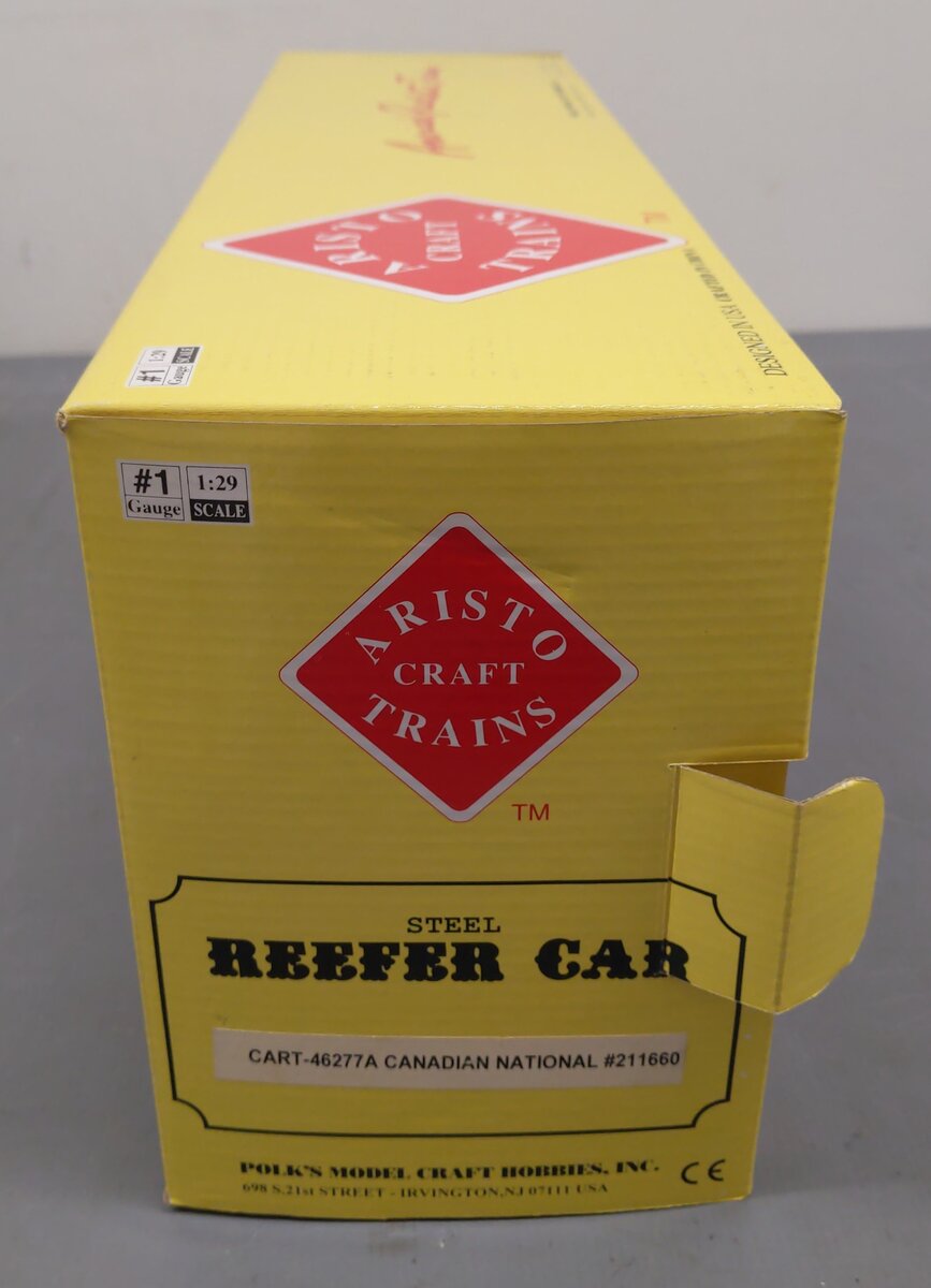 Aristo-Craft 46277 G Scale CN 40' Reefer Car #211660 LN/Box