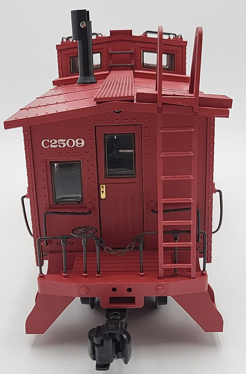 Aristo-Craft 42109 G Baltimore & Ohio Steel Long Caboose #C2509 - Metal Wheels EX/Box