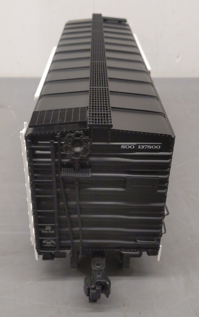 Aristo-Craft 46069 G Scale SOO Line 40' Steel Boxcar #137800 LN/Box