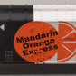 Aristo-Craft 46800A G CP Mandarin Orange Express Reffer Car #35893 EX/Box