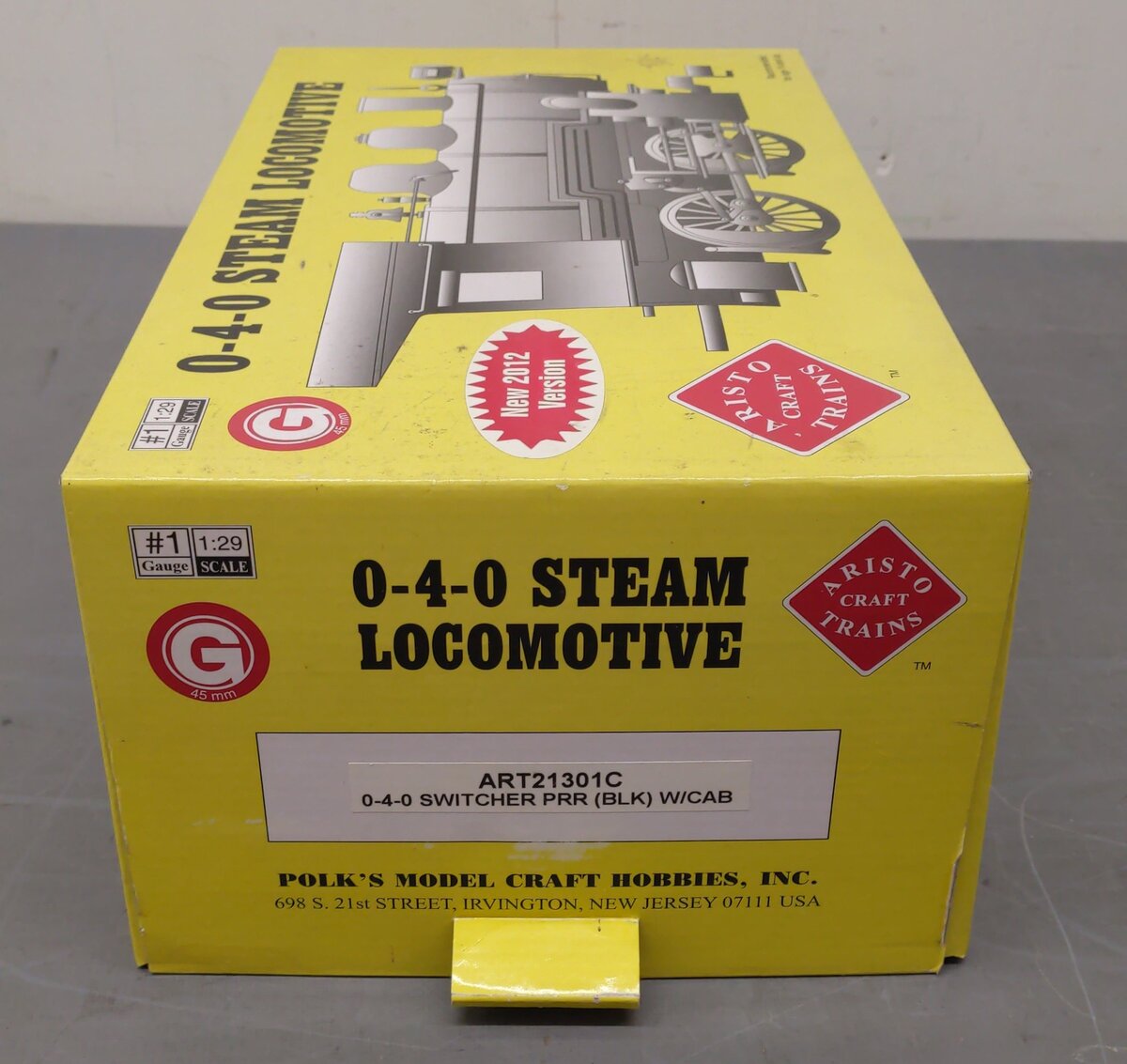 Aristo-Craft 21301 G Pennsylvania 0-4-0 Steam Switcher EX/Box