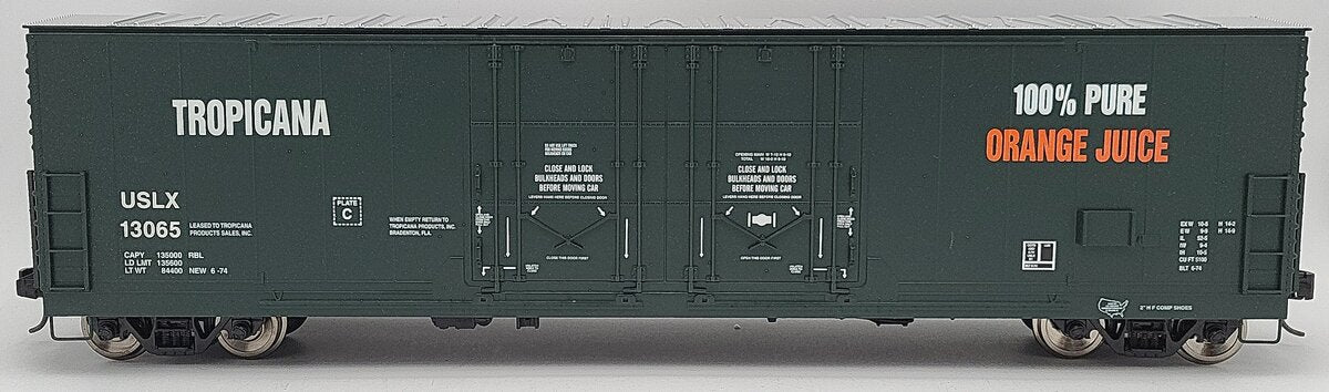 Aristo-Craft 50010 Tropicana 53' Evans Boxcar #13065 - Metal Wheels LN/Box