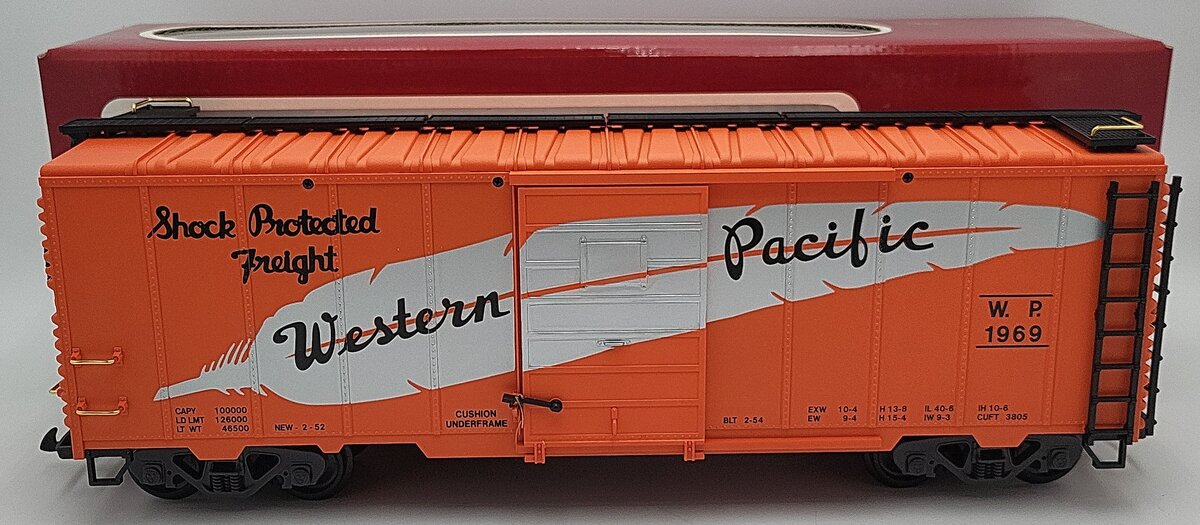 LGB 40919 Western Pacific Boxcar EX/Box