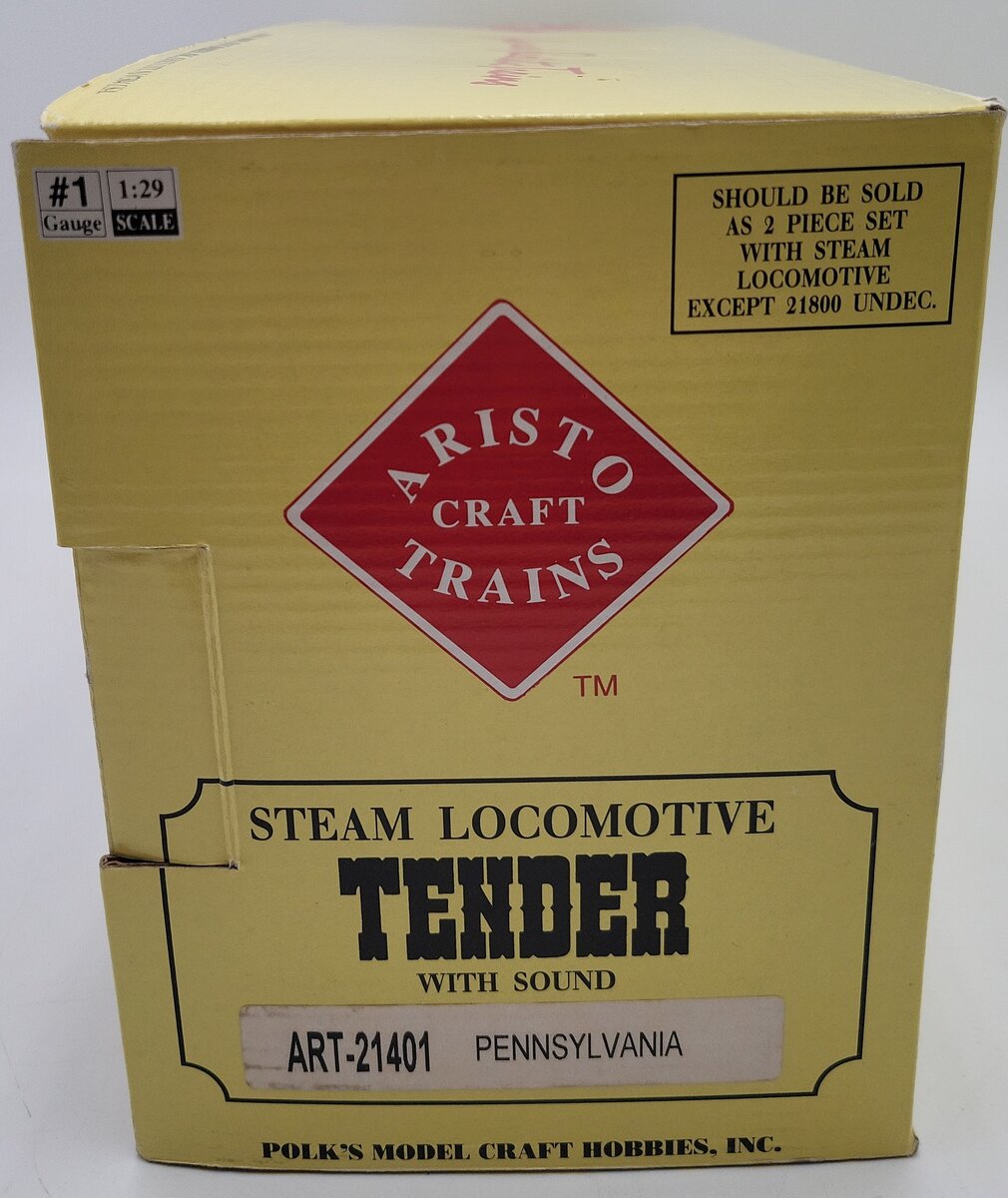 Aristo-Craft 21401 Pennsylvania Tender w/ Sound VG/Box