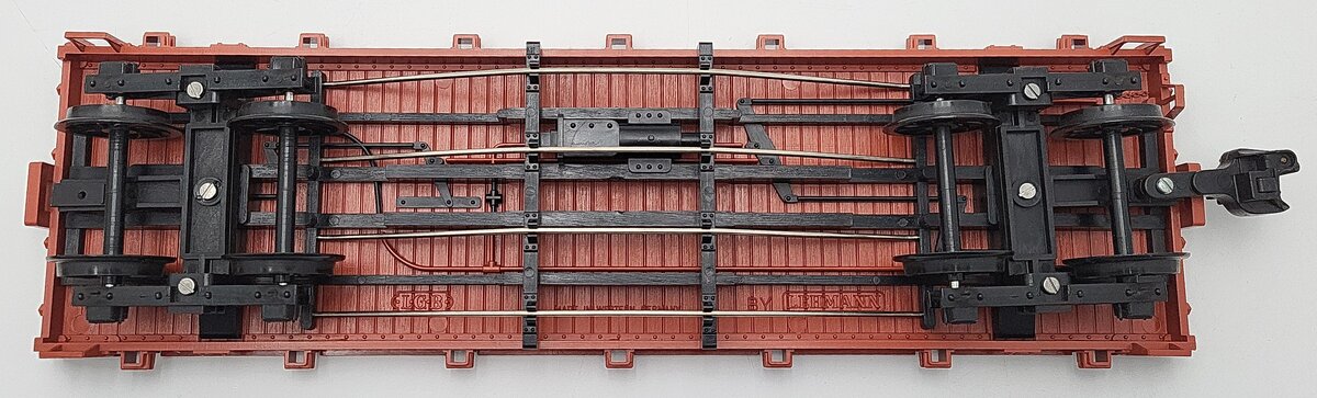 LGB 4060 G Scale Denver & Rio Grande Western Flatcar w/o Load #4060 EX/Box