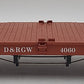 LGB 4060 G Scale Denver & Rio Grande Western Flatcar w/o Load #4060 EX/Box