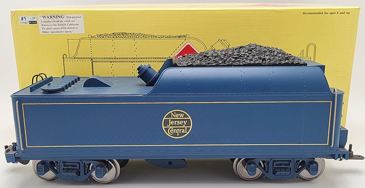 Aristo-Craft 21419 G Scale New Jersey Central Blue Comet Tender EX/Box