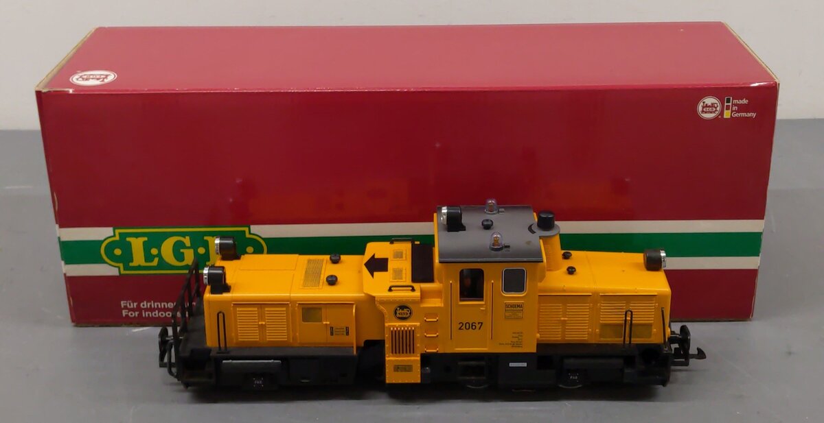 LGB 20670 G Scale Track Cleaning Diesel Locomotive #2067 EX/Box