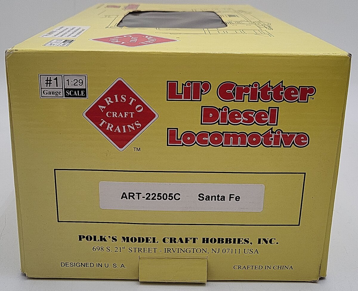 Aristo-Craft 22505C Lil' Critter Santa Fe Diesel Engine EX/Box