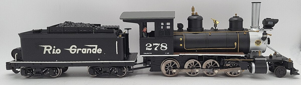 Aristo-Craft 80114 G Denver & Rio Grande C-16 2-8-0 Steam Locomotive & Tender EX/Box