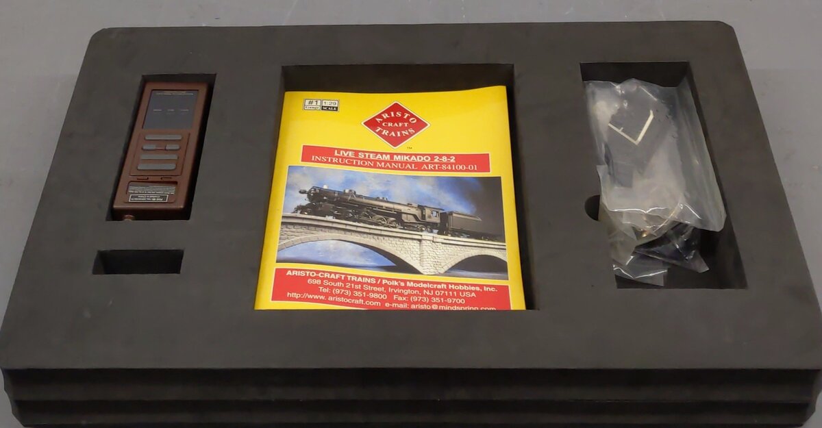 Aristo-Craft 84103 G Denver & Rio Grande Western 2-8-2 Steam Locomotive #1206 EX/Box
