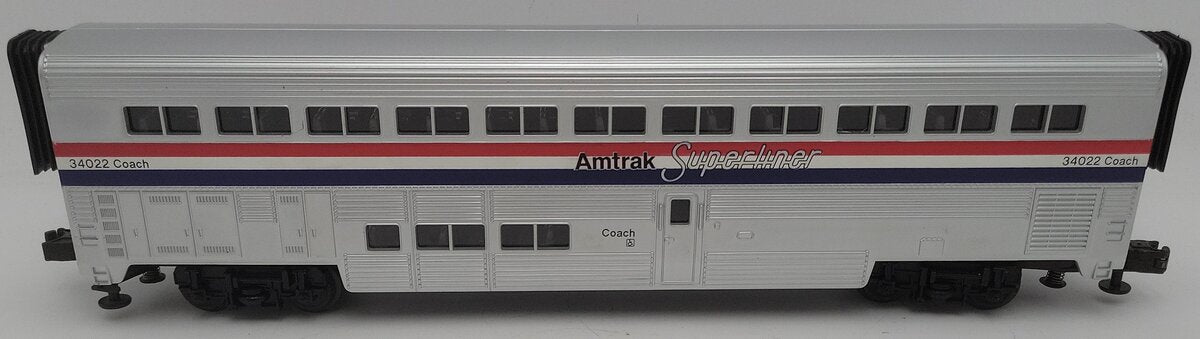 MTH O Amtrak Superliner Coach Passenger Car #34022 EX