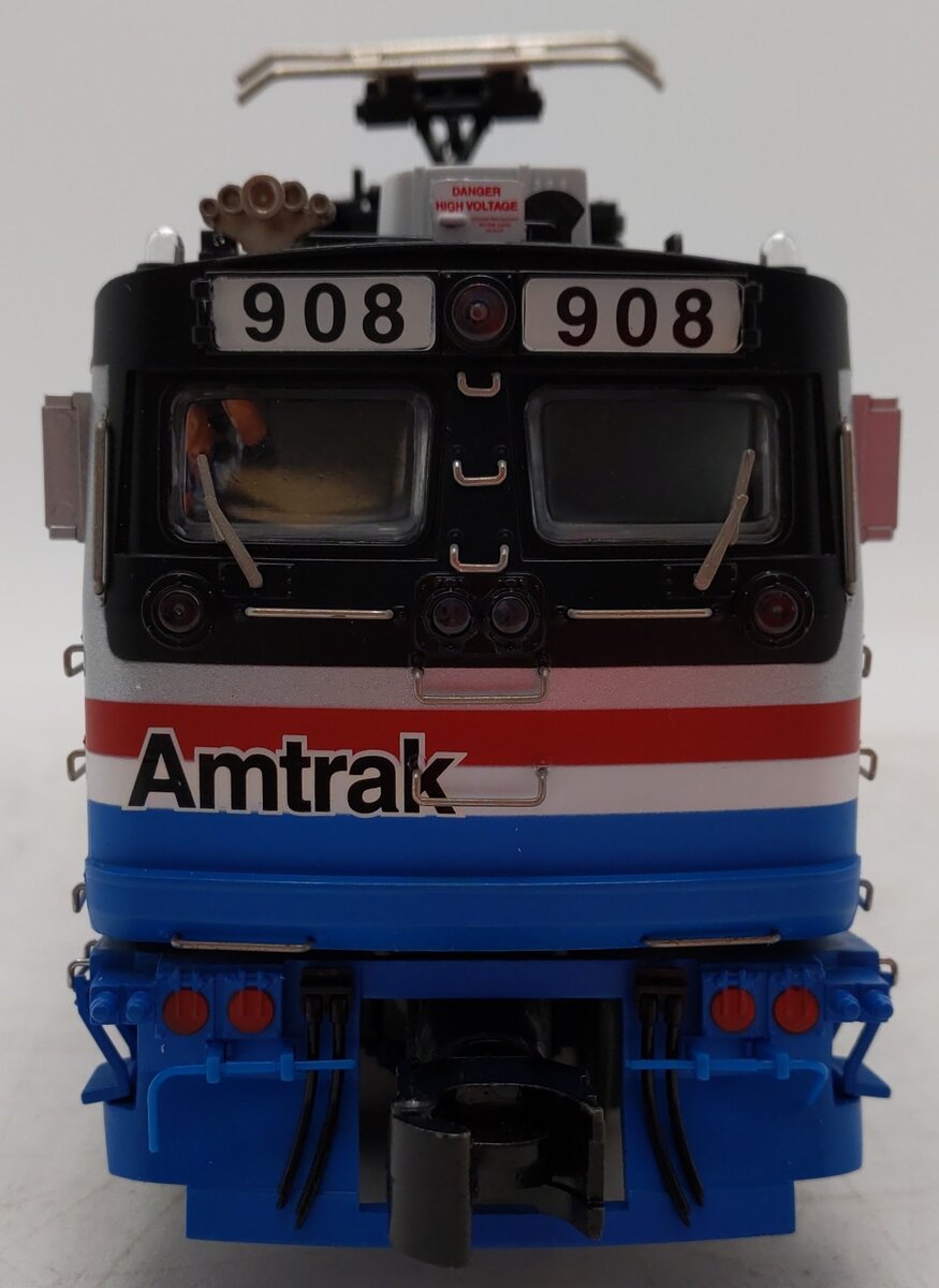 Atlas 6202-1 O Amtrak AEM-7 Electric Locomotive with Horn #908 - 3-Rail EX/Box