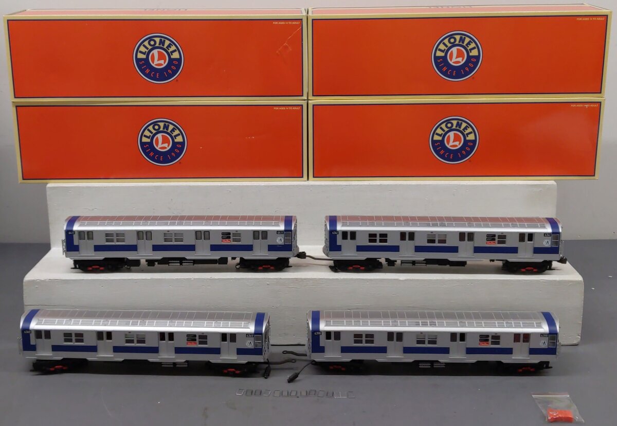 Lionel 6-31797 NYC Transit Authority R16 O Gauge Subway Train Set EX/Box