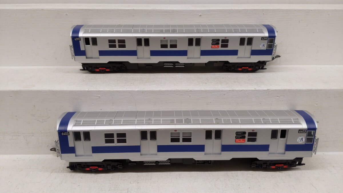 Lionel 6-25595 O NYCTA R16 Subway Add-On (2) EX/Box