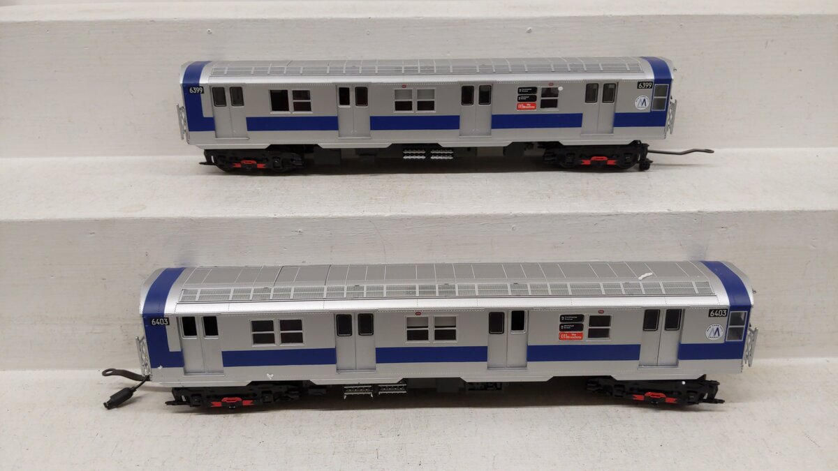 Lionel 6-25595 O NYCTA R16 Subway Add-On (2) EX/Box