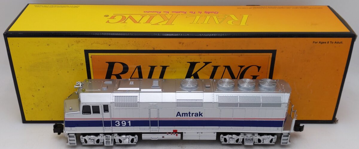 MTH 30-2265-3 Amtrak F40PH A-Unit Non-Powered Diesel Engine #391 EX/Box