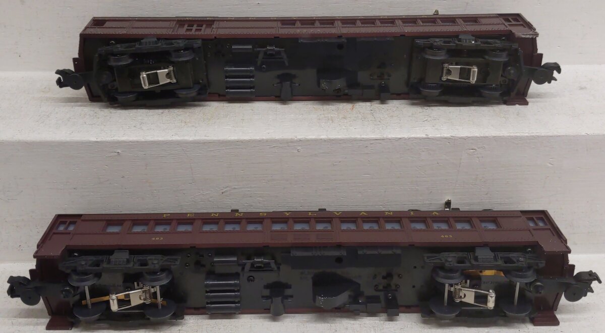 Lionel 6-18306 O Gauge Pennsylvania Multiple-Unit Commuter Cars #483/4574 EX/Box