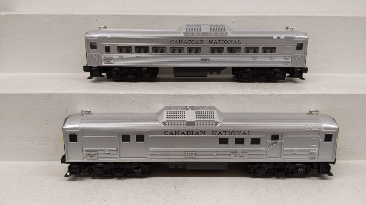 Lionel 6-18506 O Gauge Canadian National Budd Cars #D202, #D203 EX/Box