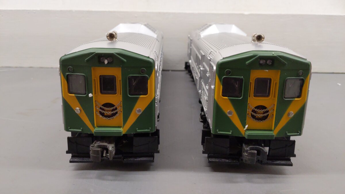 Lionel 6-18506 O Gauge Canadian National Budd Cars #D202, #D203 EX/Box