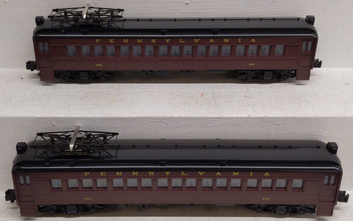 Lionel 6-18310 O Gauge PA Multiple-Unit Non-Powered Commuter Cars #483/485 EX/Box