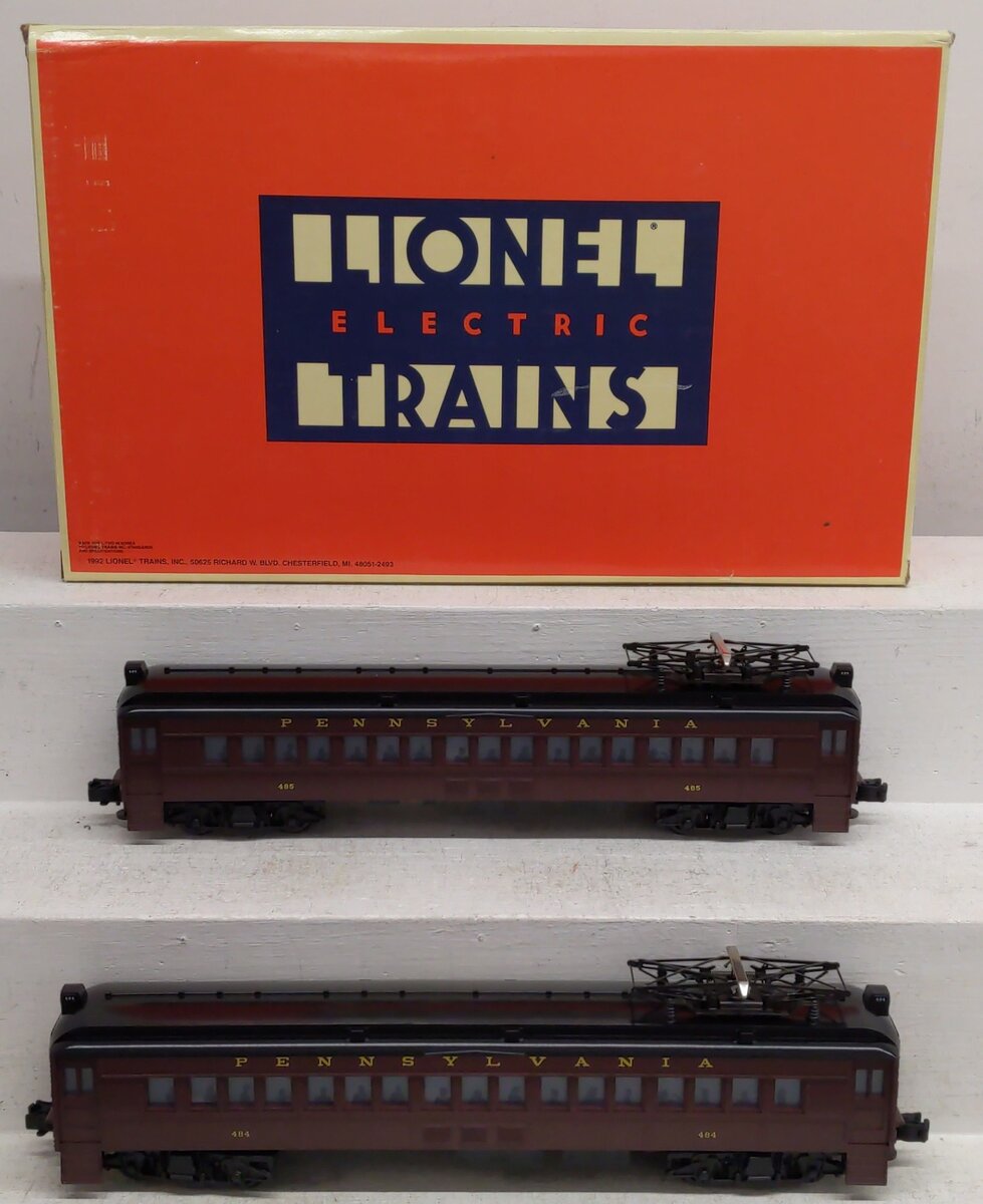 Lionel 6-18310 O Gauge PA Multiple-Unit Non-Powered Commuter Cars #483/485 EX/Box