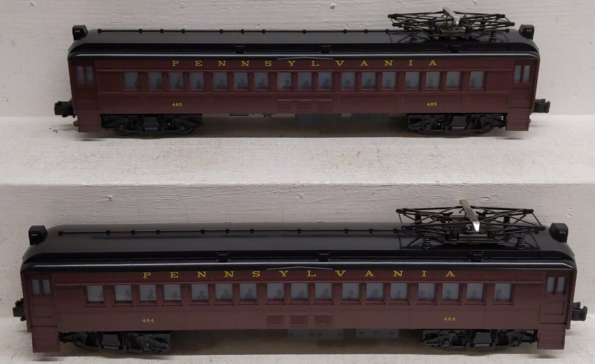 Lionel 6-18310 O Gauge PA Multiple-Unit Non-Powered Commuter Cars #483/485 EX/Box