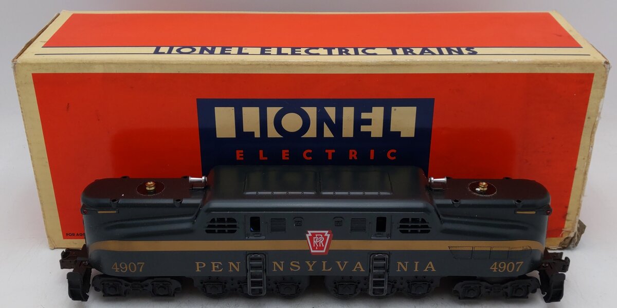 Lionel 6-18313 O Gauge Pennsylvania GG-1 Electric Locomotive #4907 with TMCC VG/Box
