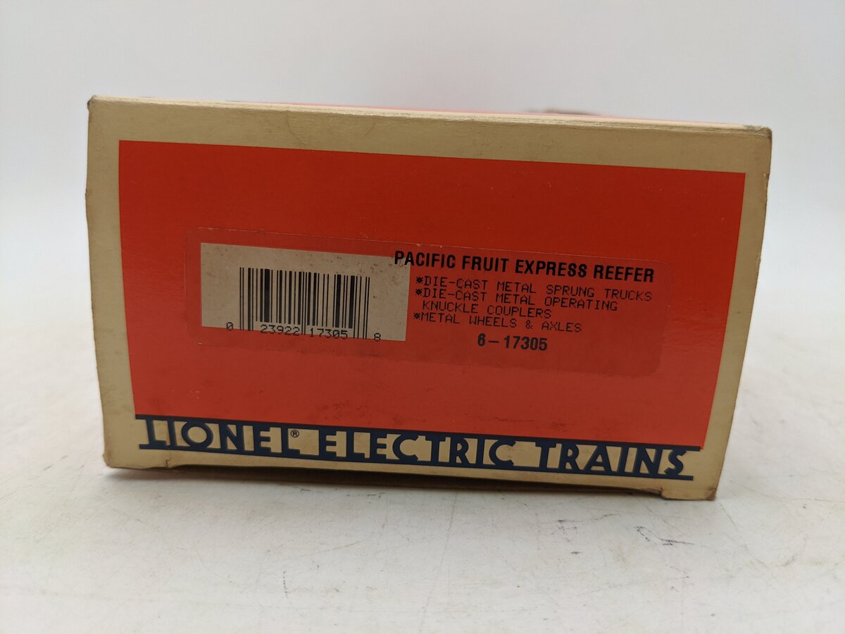Lionel 6-17305 O Gauge Pacific Fruit Express Standard Reefer #459400 EX/Box