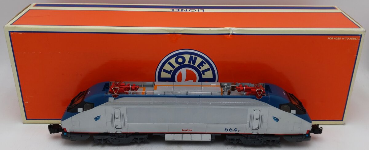 Lionel 6-38402 O Amtrak HHP-8 Powered Electric Locomotive w/RailSounds #664 EX/Box