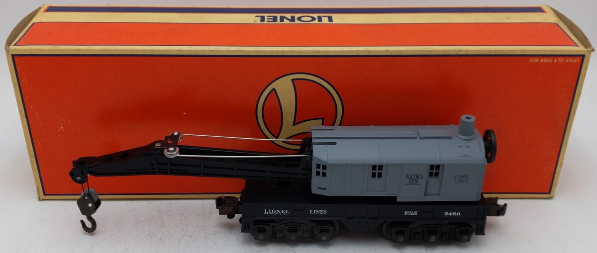 Lionel 6-19834 O Gauge Lionel Lines 6-Wheel Crane Car EX/Box