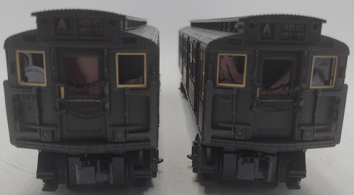 MTH 20-2554-3 O City of New York R-1 2-Car Add-On Non Powered Subway Set EX/Box