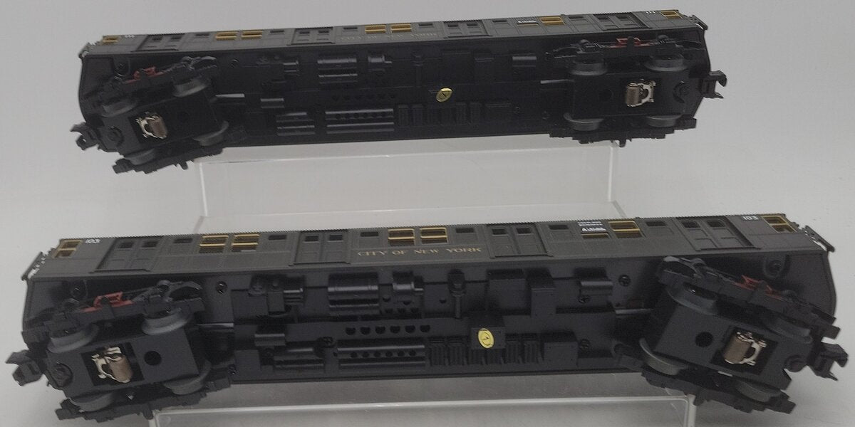 MTH 20-2554-3 O City of New York R-1 2-Car Add-On Non Powered Subway Set EX/Box