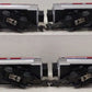MTH 20-6519 O Amtrak Amfleet Passenger Car Set (Set of 4)/Box
